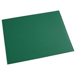 Läufer 40651 Durella bureauonderlegger, 65 x 52 cm, groen, antislip bureauonderlegger voor hoog schrijfcomfort