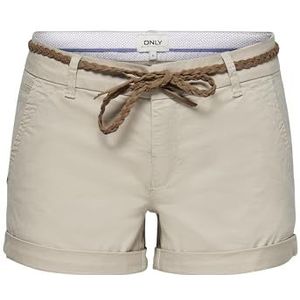 ONLY PNT Chino shorts voor dames, pure kasjmier, 42, pure kasjmier, maat 44, Puur kasjmier.