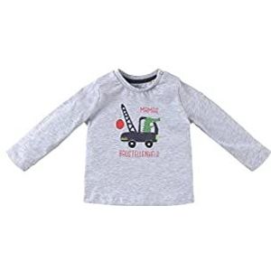 TOM TAILOR Baby Unisex T-shirt met lange mouwen blauw mix | grijs, 62, Mix blauw spray | grijs