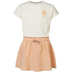 Noppies Kids Damesjurk met korte mouwen, casual jurk voor meisjes, Almost Apricot N030