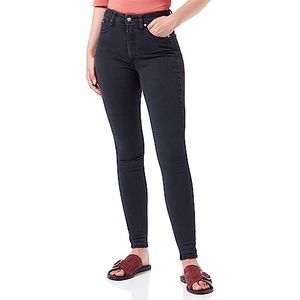 Calvin Klein Jeans Hoge taille, super skinny enkelbroek voor dames, Zwart/denim effect
