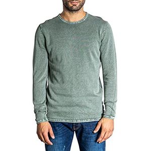 Only Pull en tricot pour homme, vert, M