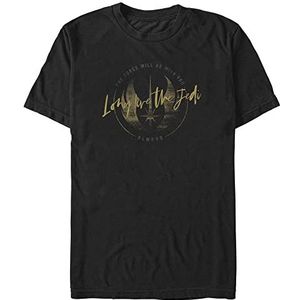 Star Wars Jedi Crest Organic T-shirt met korte mouwen, zwart, XXL, SCHWARZ