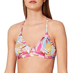 Hurley W Palm Paradise ADJ bikinitop voor dames, ivoorkleurig