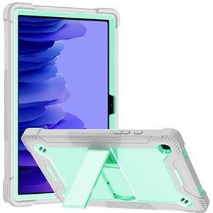 Compatibel met Samsung Galaxy Tab A7 10.4 Case 2020 3-laags zachte siliconen beschermhoes met geïntegreerde standaard voor Galaxy Tab A7 (SM-T500/T505/T507 2020) groen