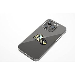 Bonateks, Étui de protection imprimé numériquement compatible avec iPhone 14 Pro Max, coque de protection anti-chocs, en silicone, flexible, transparent