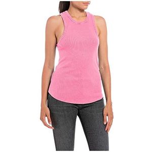 Replay Cami T-shirt met bretels voor dames, 307 Snoeproze