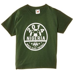 Football Fan T-shirt voor jongens, groen - flessengroen, 7 jaar, groen - flesgroen
