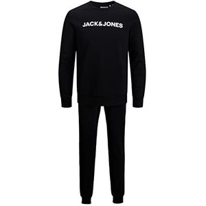 Jack & Jones Jaclounge Set Noos pyjamaset voor heren, zwart.
