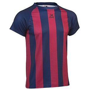 Asioka 84/11 Sport T-shirt, uniseks, volwassenen, koningsblauw/rood, L