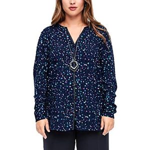 TRIANGLE blouse dames, donkerblauw (58A0), 48, donkerblauw (58A0)