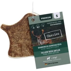 Chewies Duimhout voor honden - hertenkauwhout - natuurlijk en mineraal rijk - maat S: voor honden tot 12 kg