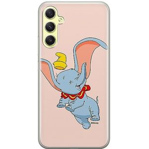 ERT GROUP Samsung A34 5G telefoonhoesje origineel en officieel gelicentieerd Disney Dumbo 015-patroon perfect aangepast aan de vorm van de mobiele telefoon, TPU-hoes