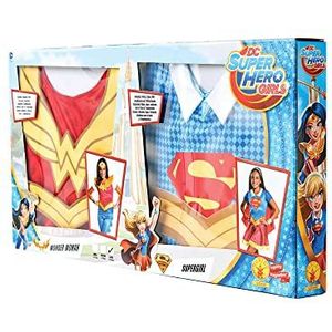 Rubies – Wonder Woman – DC DecorationBi-Pack Classic Supergirl Wonder Woman, meisjes – maat L – I-630448L