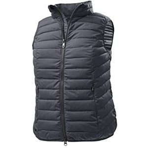 STOY Gewatteerd vest in dons-look, grote maten voor dames, Navy Blauw