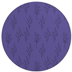 Questo Casa, Ronde muismat met antislip onderkant voor kantoor en thuis, diameter 22 cm