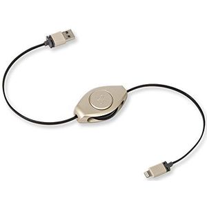 ReTrak EULTUSBGLD Oplaad-/synchronisatiekabel voor iPhone/iPad/iPod, 1 m, goud