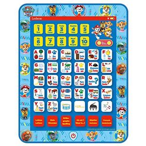 Lexibook - Paw Patrol – tweetalig educatief tablet, speelgoed voor het leren van letters, cijfers woordenschat en muziek, talen Frans/Nederlands, blauw, JCPAD002PAi10