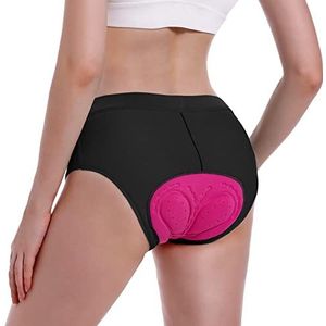 FEIXIANG Short de cyclisme pour femme, short de cyclisme avec rembourrage en gel 4D respirant à séchage rapide