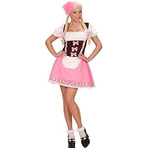 Widmann - Beieren-kostuum, jurk met petticoat en halsdoek, Oktoberfest, volksfeest, carnaval, themafeest