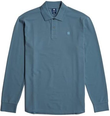 G-STAR RAW Dunda Core Poloshirt voor heren, Blauw (Avio D14141-5864-1820)