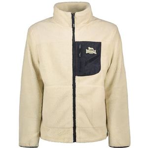 Lonsdale Lartington Herenjas, ecru/marineblauw, M, ecru/marineblauw