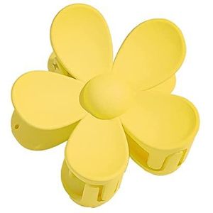 Grote Daisy Claw Clips, Leuke Haarclips voor Meisjes Hot Summer Hair Accessoires voor Dames, Sterke Haarclips voor Dun en Dik Haar, Geel