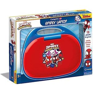 Clementoni - 16454 - Marvel Spidey And His Amazing Friends Laptop - Elektronisch educatief spel, laptop voor kinderen van 3 jaar, technologie, laptop