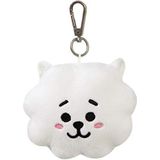 Aurora Officiële BT21 producten van World pluche sleutelhanger RJ, 61332, wit