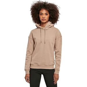 Urban Classics Biologische capuchontrui voor dames, sweatshirt met capuchon voor dames, 1 stuk, Kleur: taupe