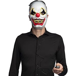 Boland - Led-masker met licht, horrormasker voor carnaval, accessoires voor carnavalskostuum, Halloween-masker