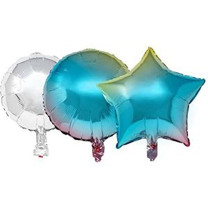 Legami - Decoratieset voor verjaardagsfeesten, 1 slinger, 1 kroon, 4 trompetten, 5 ballonnen, rietje voor het opblazen van ballonnen