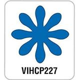 Artemio VIHCP227 perforator met hendel, middelgrote bloem, kunststof, meerkleurig, 8,5 x 5 x 12 cm