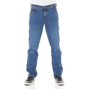 ALL TERRAIN GEAR X Wrangler Texas Slim Game On Slim Jeans voor heren, Blauw (Game On E)