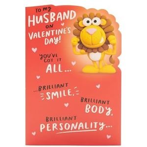 UK Greetings Valentijnskaart voor echtgenoot - Grappig motief