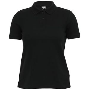 Urban Classics Poloshirt dames polo, zwart.