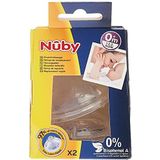 Nuby Replacement Nipple 1-2-3 Flow, 2 Stuk, 2 Units