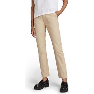 G-STAR RAW, Chinobroek voor dames, slim, beige/kaki (Westpoint Khaki C072-c531)