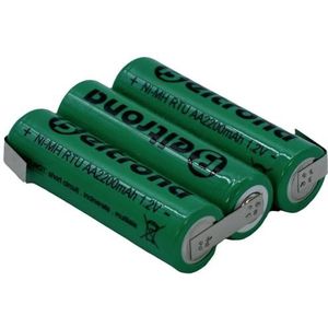 Beltrona RTU3AAZ Accupack Aantal cellen: 3 Batterijgrootte: AA (penlite) Z-soldeerlip NiMH 3.6 V 2200 mAh