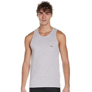 Emporio Armani Tank Iconic Logoband Tanktop voor heren (1 stuk), Grijs (Grigio Mix)