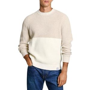 Pepe Jeans Costello gebreid heren, Wit (Off White)