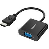 Hama Video-adapter HDMI™-stekker - VGA-aansluiting Audio-aansl. Full-HD 1080p