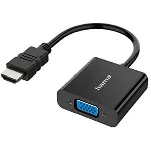 Hama Video-adapter HDMI™-stekker - VGA-aansluiting Audio-aansl. Full-HD 1080p