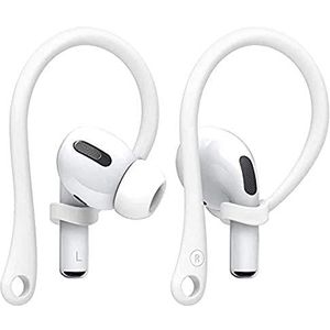 StyleDesign, Oorbellen, compatibel met Apple AirPods Pro en AirPods 2, 1 x oorhouder, perfect voor sport en outdooractiviteiten, wit