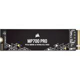 Corsair MP700 Pro 2 TB M.2 PCIe Gen5 x4 NVMe 2.0 SSD - M.2 2280 - tot 12.400 MB/s sequentieel lezen - TLC NAND met hoge dichtheid - zwart