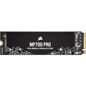 Corsair MP700 Pro 2TB M.2 PCIe Gen5 x4 NVMe 2.0 SSD - M.2 2280 - tot 12.400 MB/s sequentieel lezen - TLC NAND hoge dichtheid - zwart