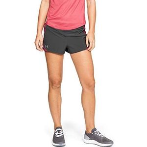 Under Armour Speed Pocket 1317313-003 Hardloopshorts voor dames, grijs.