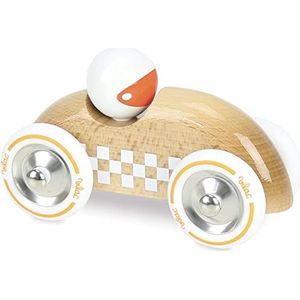 VILAC - Spelletjes en speelgoed - raceauto - Rally Checkers GM - Natuurlijk hout lak - Voertuig voor kinderen vanaf 12 maanden - Gemaakt in Frankrijk - 2283S