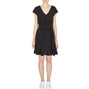 Armani Exchange Femme Durable Col V Dress, Noir, XS
