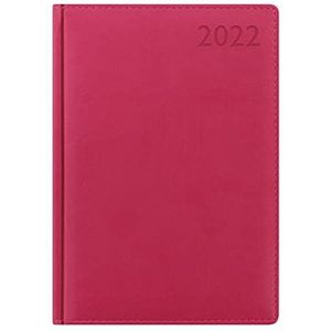 Letts of London Verona 22-080451 dagplanner 2022, A5, roze